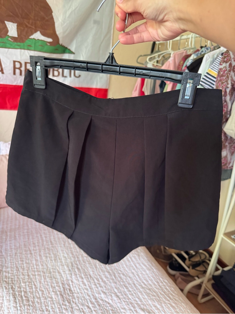 Forever 21 High Waisted Pleated Shorts
